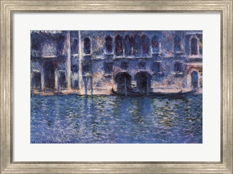 Framed Venice Palazza Da Mula Print