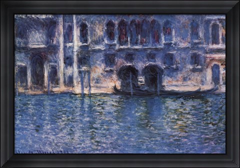 Framed Venice Palazza Da Mula Print