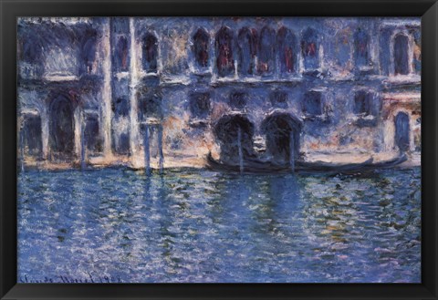 Framed Venice Palazza Da Mula Print