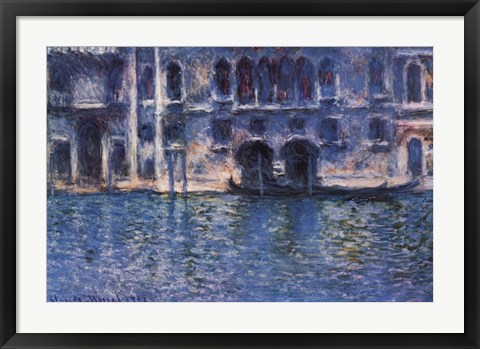 Framed Venice Palazza Da Mula Print