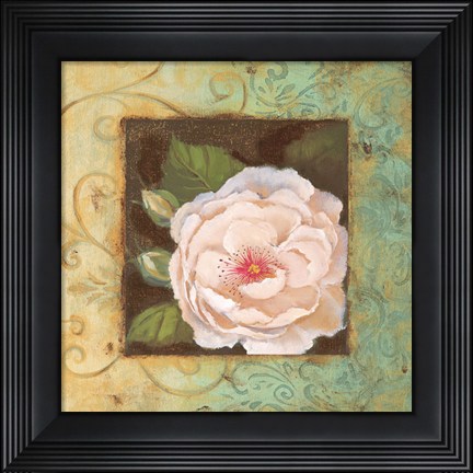 Framed Antique Rose IV Print