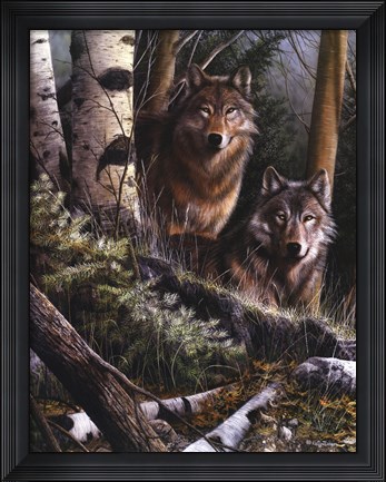 Framed Watchful Eyes Print