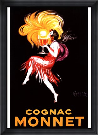 Framed Cognac Monnet Print