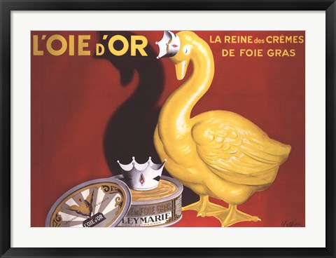 Framed L&#39;oie D&#39;or Print