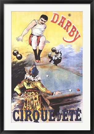 Framed Darby Cirque D&#39;ete Print