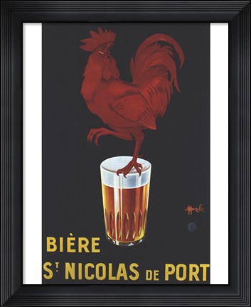 Framed Biere St. Nicolas De Port Print