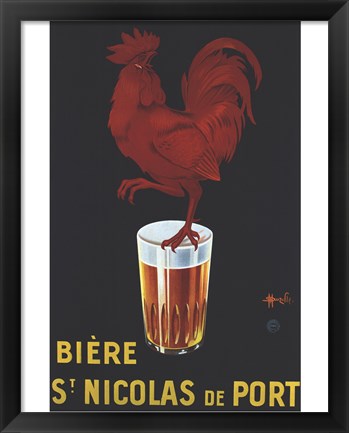 Framed Biere St. Nicolas De Port Print