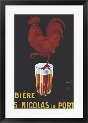 Framed Biere St. Nicolas De Port Print