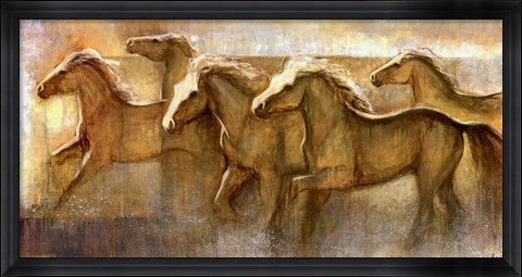 Framed River Run Print