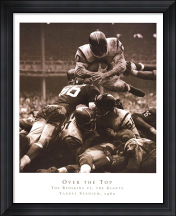 Framed Over the Top Print