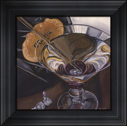 Framed Martini - Chocolate Print