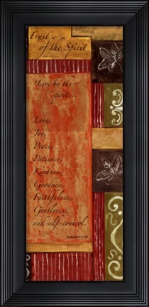 Framed Words to Live By, Decor...Fruit of the Spirit (Panel) Print