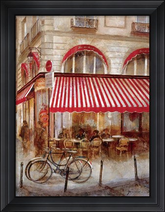 Framed Cafe De Paris II Print