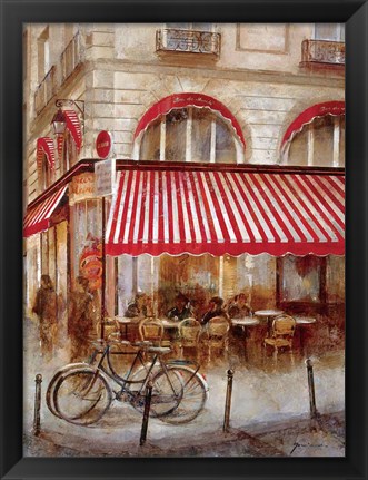 Framed Cafe De Paris II Print