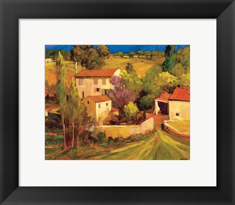 Framed La Femme en Provence Print