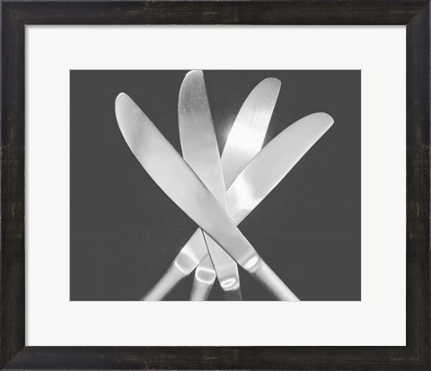 Framed Knives Print
