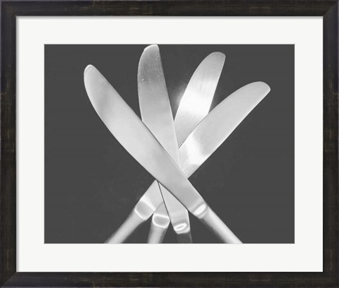 Framed Knives Print