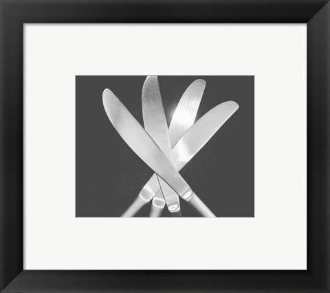 Framed Knives Print