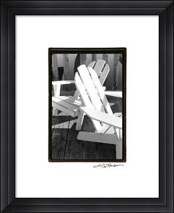 Framed Seating For Two Print