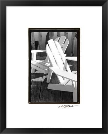Framed Seating For Two Print