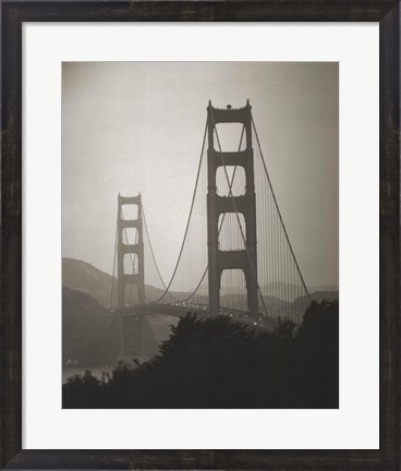 Framed Golden Gate Bridge I Print