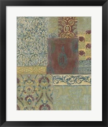 Framed Porcelain Mosaic II Print