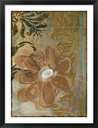 Framed Floral Abstraction II Print