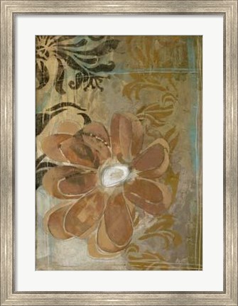 Framed Floral Abstraction II Print