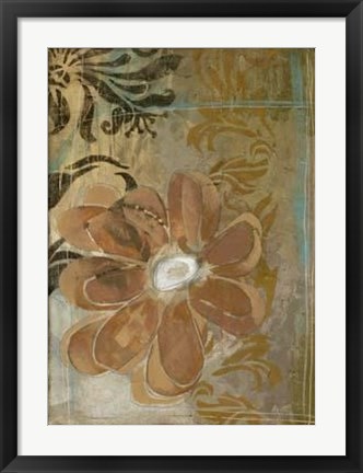 Framed Floral Abstraction II Print