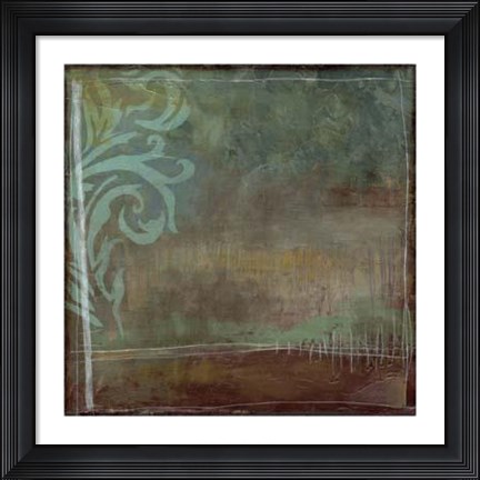 Framed Lush Filigree II Print