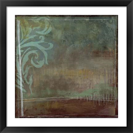 Framed Lush Filigree II Print