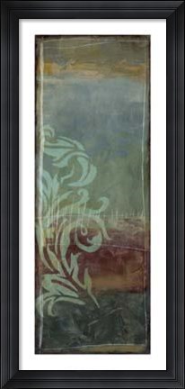 Framed Lush Filigree V Print