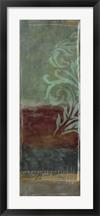 Framed Lush Filigree VI Print