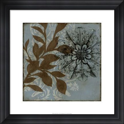Framed Dusty Rosettes I Print