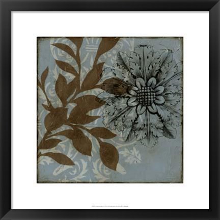 Framed Dusty Rosettes I Print