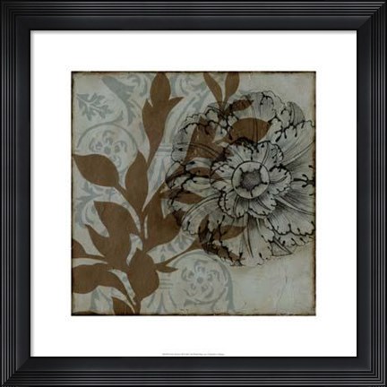 Framed Dusty Rosettes III Print