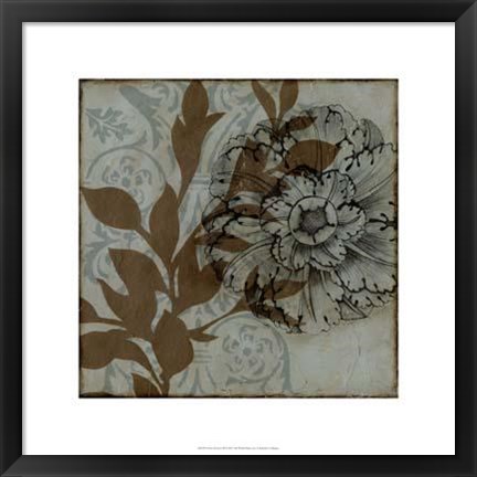 Framed Dusty Rosettes III Print