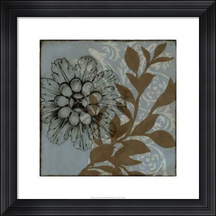 Framed Dusty Rosettes IV Print