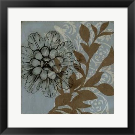 Framed Dusty Rosettes IV Print