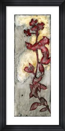 Framed Platinum Silhouette VI Print