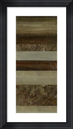 Framed Abstract Slate I Print
