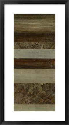 Framed Abstract Slate I Print