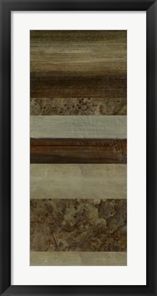 Framed Abstract Slate I Print