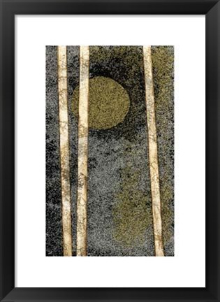 Framed Metallic Moonlight I Print