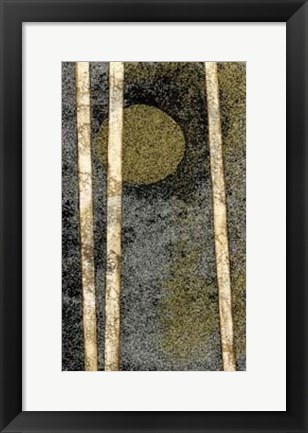 Framed Metallic Moonlight I Print