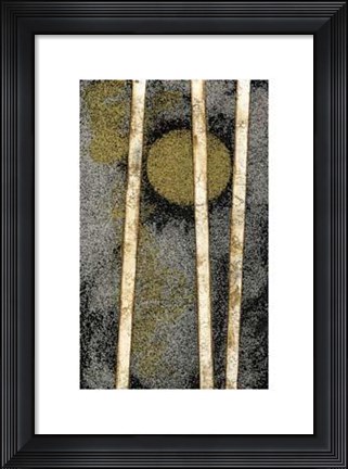 Framed Metallic Moonlight II Print