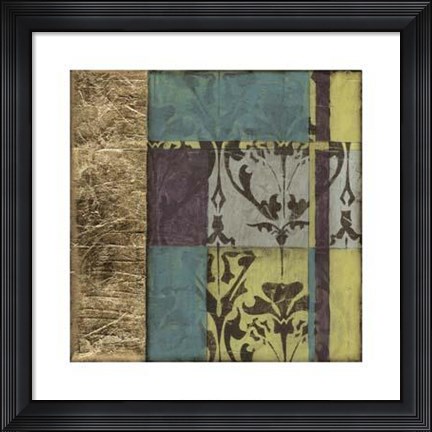 Framed Jeweled Transom II Print