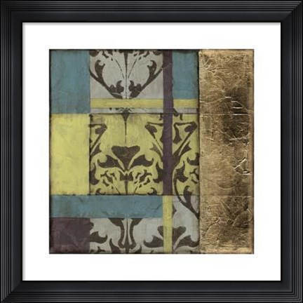 Framed Jeweled Transom IV Print