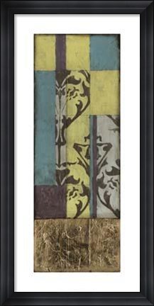 Framed Jeweled Transom V Print