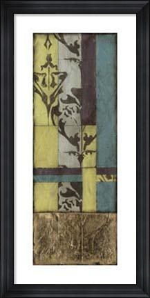 Framed Jeweled Transom VI Print